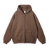 Men's Plush Oversized Heavyweight Full-Zip Hoodie